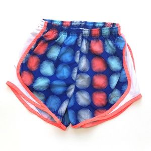 NWOT Nike Dri Fit Blue Orange Running Shorts Sz XS